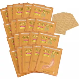 Himena Korean Red Ginseng Pad Pain Relief Health Patch 20Pack 400pcs - Picture 1 of 13