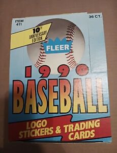 1990 Fleer Baseball Wax Box Unopened Sealed, Sammy Sosa, Larry Walker And Others