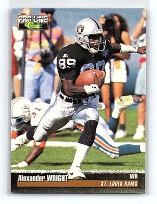 1995 Pro Line Alexander Wright St. Louis Rams #191 - Image 1 of 2