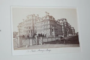 1893 SILBERGELATINE FOTOGRAFIE DIE " STAATSARMEE, MARINEGEBÄUDE WASHINGTON, DC - Bild 1 von 3