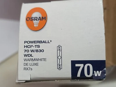 OSRAM POWERBALL IODURI METALLICI HCI-TS RX7s 70W/830 warmwhite deluxe 688309