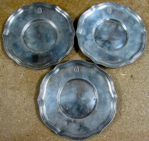 JOSEF CARL KLINKOSCH AUSTRIA 3 900 SILVER PLATES 23 TROY OUNCES MAIDEN DESIGN - Picture 1 of 5