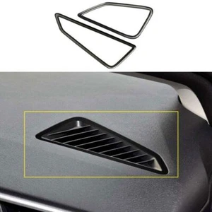 Steel 2PCS Black Dashboard L&R Air Outlet Vent Trim 2020-2022 For Toyota Corolla - Picture 1 of 6
