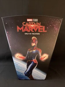 Capitana Marvel 2019 Marvel Cine Promo Palomitas Plástico Cubo Bañera - Imagen 1 de 4