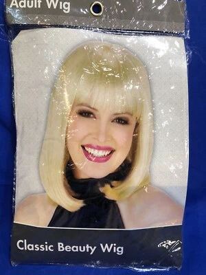 Peluca Rubia Bob Bangs Disfraz Halloween Aleta Anime Golpe Corto Juegos con disfraces Foto 1 de 4