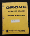 1970's GROVE MODEL RT58 HYDRAULIC CRANE PARTS CATALOG MANUAL NICE SHAPE 400+ pgs