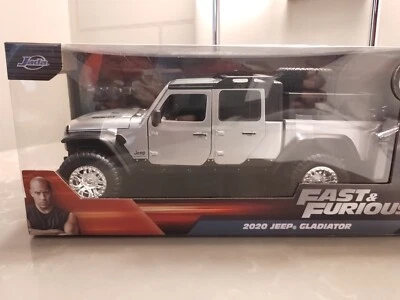 Jeep Gladiator 2020 Jada Fast & Furious F9 escala 1:24 diecast 9" plateado muy buen estado Foto 1 de 4