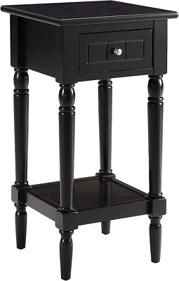 French Country Khloe 1 Accent End 14" Traditional Farmhouse Side Table with Stor - Image 1 of 4