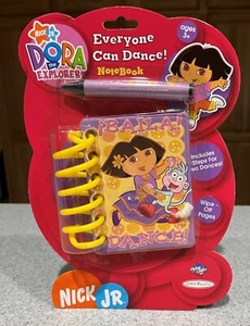 Dora the Explorer Notebook Everyone Can Dance! Nick Jr Wipe Off Pages Crayon - Picture 1 of 8