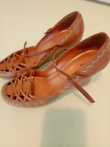Bronx Embroidered Flamenco Style Shoes Size 6 - Picture 1 of 8