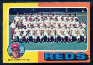 1975 OPC O-PEE-CHEE #531 Cincinnati Reds Team Unmarked Card EX W/Pete Rose Bench - Picture 1 of 2