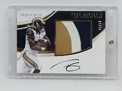 Todd Gurley 2016 Immaculate Collection Premium Patch AUTO (/50) Los Angeles Rams - Image 1 of 2