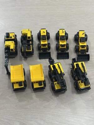 TONKA Hasbro Maisto 90’s Tonka Mighty Construction Mini Trucks Lot Of 9 1998 - Image 1 of 4