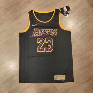 NWT Lebron James Lakers Nike Swingman Earned Jersey Size 48 new nba davis - Picture 1 of 11