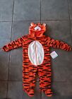 Tigger Disney Baby 6 To 9 Months Zip Up One Piece Jumpsuit Fleece Footed Pajamas