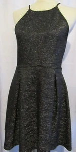 SOPRAN SCHWARZ SPAGHETTITRÄGER ABSCHLUSSBALL PARTY KLEID GRÖSSE LARGE NEU MIT ETIKETT - Bild 1 von 5