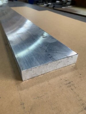 6061 Aluminum Flat Bar, 1" x 4" x 36" Long, Solid Stock, Machining, 6061-T6511 - Image 1 of 2