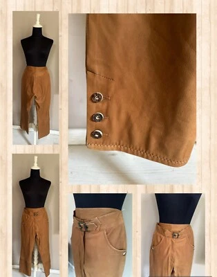 LEDERHOSE👜👞VINTAGE👜👞Trachten👜👞braun👜👞Gr.32👜👞 - Bild 1 von 4