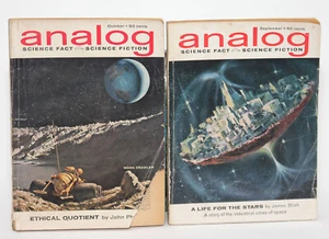 2 Ausgaben Analog Science Fiction und Fakten Magazin Sept., Okt. 1962 James Blish - Bild 1 von 4