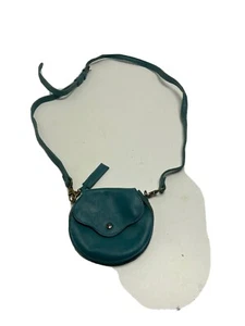 Mikoleon beautiful green-blue leather small crossbody purse  - Picture 1 of 6