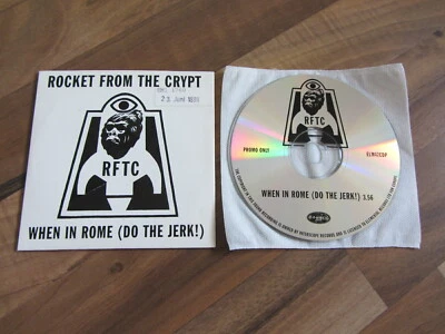 RFTC ROCKET FROM THE CRYPT When In Rome 1998 EUROPEAN promo CD single - Image 1 of 2