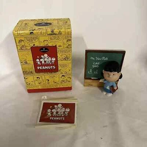 Hallmark Peanuts Gallery " Ms. Van Pelt" Teacher Lucy Figurine Numbered NIB - Picture 1 of 3