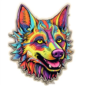 Autoaufkleber Sticker Mischling Hunde Aufkleber - Picture 1 of 1