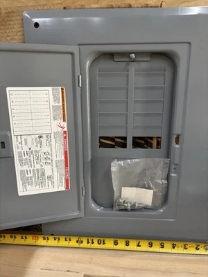Square D Main Lug Plug-On Neutral Load Center 125 Amp 12-Space 24-Circuit Cover - Image 1 of 4