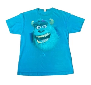 Vintage Disney Pixar Monsters Inc Sully Face 2001 Film Promo T Shirt Size Large - Picture 1 of 9