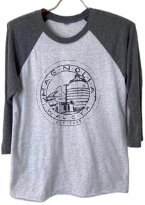 Magnolia T Shirt Unisex Med Gray Waco TX Chip Joanna Gaines Fixer Upper - Picture 1 of 8