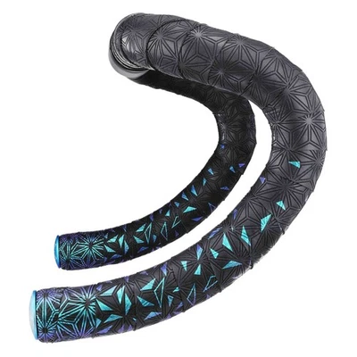 SUPACAZ Super Sticky Kush Bicycle Handlebar Tape - Star Fade Blue Refractor - Image 1 of 4