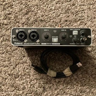 Roland UA-55 QUAD CAPTURE Audio Interface USB2.0 24 Bit 192 kHz - Image 1 of 4