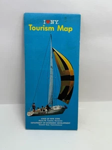 1989 I ❤ NY Tourismuskarte Vintage **gratis Versand** - Bild 1 von 5