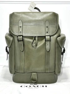 Coach Hitch Backpack in Army Green Leather NWT  C2675 NWT - Picture 1 of 22