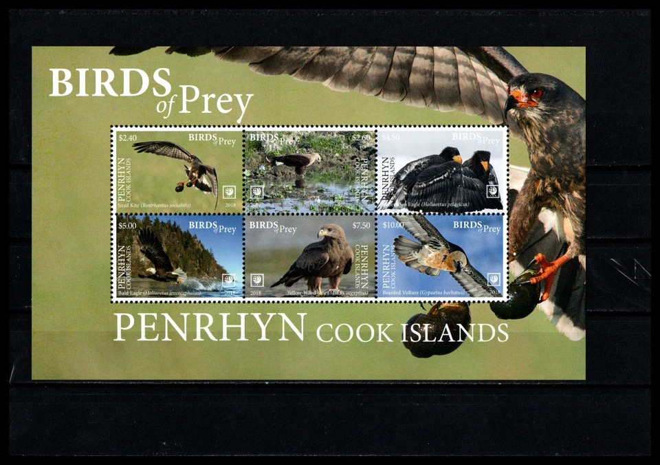 Islas Cook - Penrhyn 2018, aves rapaces, naturaleza **/MNH Foto 1 de 1