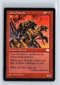 (3x) LAVA HOUNDS – MTG Magic the Gathering Card – Weatherlight – Uncommon - Picture 1 of 6