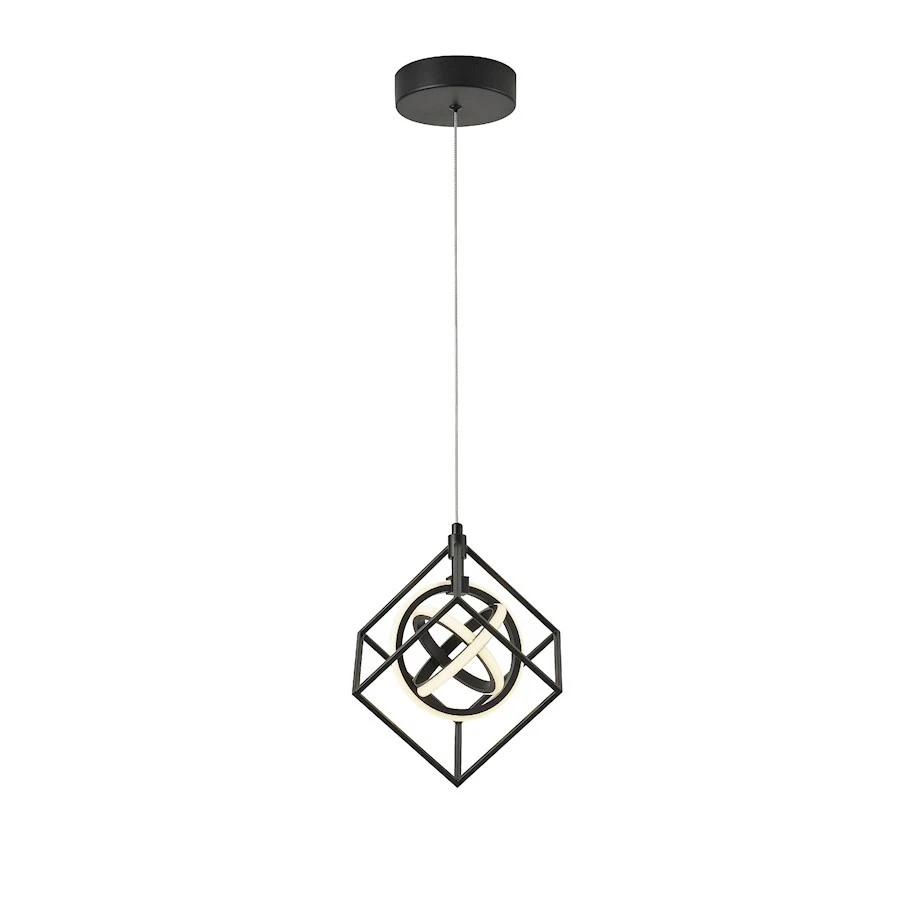 Artcraft Tulip Integrated LED Pendant, Matte Black - AC1011 - Image 1 of 1