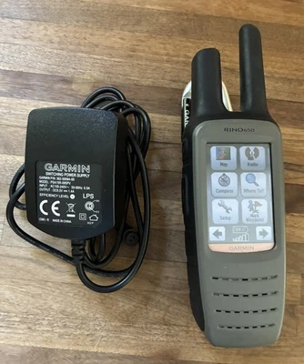 Garmin Rino 650 Handheld GPS & Two Way Radio/Walkie Talkie - Image 1 of 2