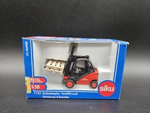 Siku 1722 Linde Gabelstapler rot  1:50 Stapler NEU in OVP defekt - Bild 1 von 3