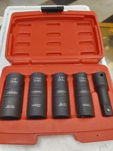 Neiko Pro 02282B 1/2 Inch Drive Impact Socket Set SAE & Metric Flip Chrome Moly - Bild 1 von 8