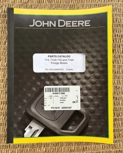 John Deere 714 714A 716 716A Forage Boxes Parts Catalog - Nov 1997 Ephemera - Picture 1 of 7