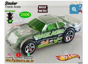 Hot Wheels X-Raycers Stockar #114 HW ‘06 Track Aces 4/12 Clear Loose VHTF! - Picture 1 of 3