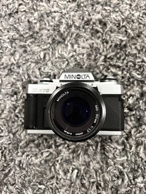 Minolta X-370 35mm SLR Film Camera - Untested - Parts/Display/Refurbish As Is - Image 1 of 4