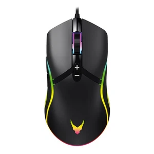 VARR Gaming Mouse VGM-B03 1000-1600-3200 - 6400 DPI RGB Black - Picture 1 of 7