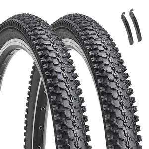 Hycline 2-Pk Mountain Bike Tires 20/24/26/27.5in Folding Replacement 8008-005 - Picture 1 of 19