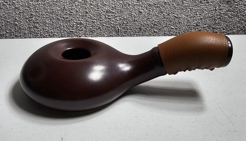 Práctico tostador de granos de café Nuvo Eco cerámica mango de cuero hecho en Corea Foto 1 de 4