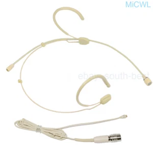 Detachable Cardioid Headset Microphone for Audio-Technica Wireless Separate Wire - Picture 1 of 8