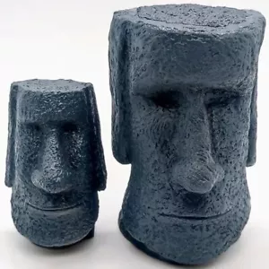 Statue Easter Island Silicone Mold Candle Soap Making Concrete Crafts Mould Tray - Picture 1 of 26