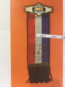 Cinta Early Forbes Road Pa. Jamison Coal United Mine Workers Union NUEVA POSTAL - Imagen 1 de 1