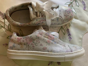 Sommerkind Damenschuhe Sneakers Gr. 37 mehrfarbig gemustert wie NEU sehr schön - Bild 1 von 12